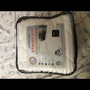 Quilted heated mattress pad FULL